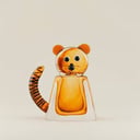 تحفة زجاجية  قطة