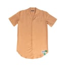 Oversized Clay Orange  linen Dress