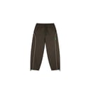 Khaki  Parachute Wide Leg With Logo Pattern (Unisex)