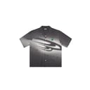 Dotted BLURRY logo boxy cotton shirt set