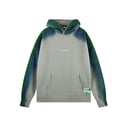 Green Acid-Wash Hoodie With Spray  Effect (Unisex)