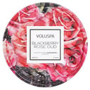 شمع قصديري بفتيلين - Blackberry Rose Oud 170g/6oz من فولوسبا