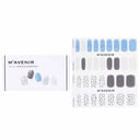Nail Sticker (Patterned) - # Cream Blue Leopardo Nail by Mavenir