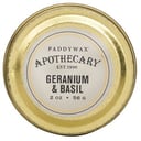 شمع عطري - Geranium & Basil من Paddywax
