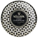 شمع قصدير مزخرف مع 3 فتائل - Crisp Champagne 340g/12oz من فولوسبا