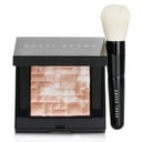 مجموعة بودرة هايلايت (بودرة هايلايت عدد 1 + فرشاة صغيرة للوجه) - # إشراقة زهرية 2pcs من Bobbi Brown