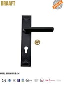 مسكات مقابض ابواب زنك 9009H1001 اسود DRAAFT