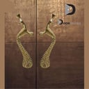 مسكات ابواب خارجي نحاس لون ذهبي PVD 