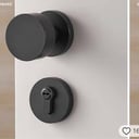 مسكات ابواب سحاب لون اسود BLk 