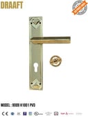 مقابض ابواب زنك 9009H1001 ذهبي DRAAFT