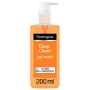 Neutrogena Deep Clean Gel Face Wash, for Radiant Skin, Silicone & Oil Free, 200ml