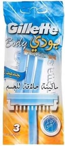 شفرة حلاقة للجسم من جيليت – 3 قطع