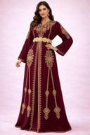 تكشيطة مغربية فاخرة مكونة من قطعتين