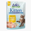 Life Cat Wet Food for Kittens with Chicken, Egg and Rice 70g