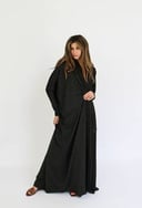Black Blended Crepe