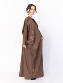 Wool on Silk Embroidered