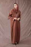 Italian Linen Embroidered Terracotta