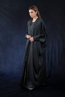 Silk Crepe Navy-Grey