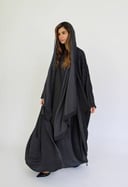‎كريب رمادي ممزوج