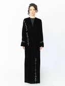 Velvet Silver Embroidered
