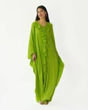 Ruffled Silk Dress