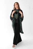 Emerald Velvet Dress