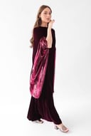 Ruby Velvet Dress