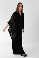 Patterned Sleeve Dress