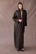 Italian Linen Embroidered Burnt Mauve