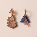 POMEGRANATE SMALL & FALCON EARRINGS 03