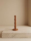 HANDCRAFTED WOODEN CANDLE HOLDER – RUSTY (MEDIUM)