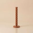 HANDCRAFTED WOODEN CANDLE HOLDER – RUSTY (LARGE)