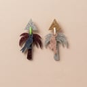 PALM & FALCON EARRINGS 08