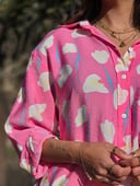 Pink Floral Shirt