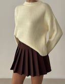 Creme Wool Pullover 