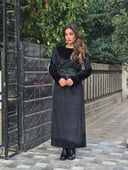 Black Basic Velvet Dress