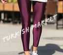 Aubergine Metallic Legging 