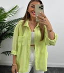 Basic Oversize Linen Shirts