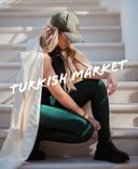 Zumurut Green Metallic Legging 