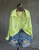 Lime green basic shirt