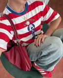 Red stripped lobster tshirt 