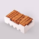 Sliced ​​rusk brown flour