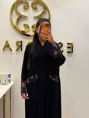 عباية كريب اسود عملية