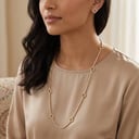 وشاح وحلق ذهبي WS009