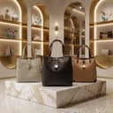 شنطة يد وسط  بخيارات متعددة PRQ - 2949