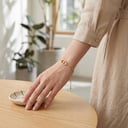 سوارة طايحه ذهبي SS013