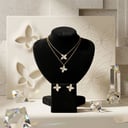 سلسال وحلق ذهبي SS011