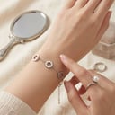 سوارة طايحه فضي SF015