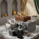 صندل كعب أنيق بخيارات متعددة MB-4662