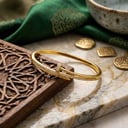 سوارة واقفه ذهبي S013